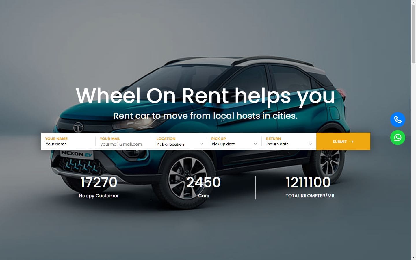 Wheel on Rent